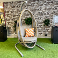 Load image into Gallery viewer, Skyline Design Sale Heri Rattan Hanging chair with Frame EX DISPLAY
