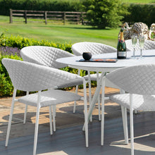 Load image into Gallery viewer, Pebble All weather Eight Seat Oval Garden Dining Set Lead Chine
