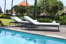 Load image into Gallery viewer, Skyline Design Kona Metal Outdoor Sunlounger with Rope weave detailing and Adjustable back
