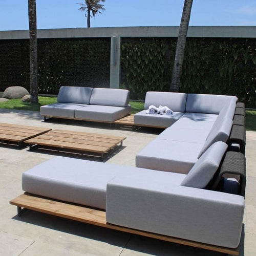 Skyline Design Ona Modular Large Outdoor Corner Sofa Set with Chaise