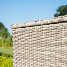 Load image into Gallery viewer, Oxford Grey Rattan Large Outdoor cushion storage box

