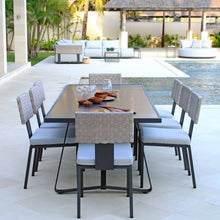 Load image into Gallery viewer, Skyline Design Windsor Metal and Rattan Outdoor Dining Chair
