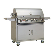 Load image into Gallery viewer, BULL BRAHMA 6 Burner Natural Gas BBQ with Car with Rotisserie and Cover
