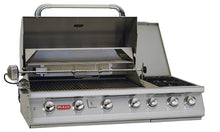 Load image into Gallery viewer, BULL 7 Burner Built in Natural Gas BBQ Grill Head with Double Side Burner
