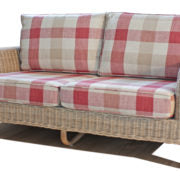 Load image into Gallery viewer, BISQUE CONSERVATORY INDOOR RATTAN THREE SEAT SOFA
