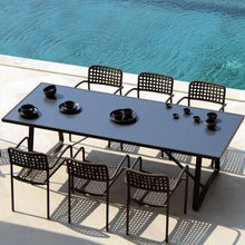 Load image into Gallery viewer, Skyline Design Horizon Rectangular 200 x 100 Aluminium Composite Dining Table
