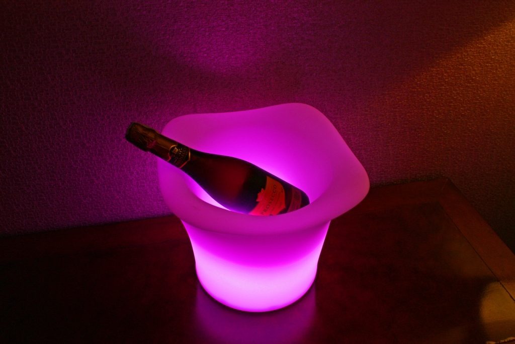 Light up 2024 wine cooler