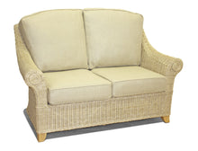 Load image into Gallery viewer, FRESCO CONSERVATORY INDOOR RATTAN TWO SEAT SOFA
