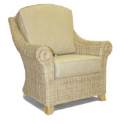 Load image into Gallery viewer, FRESCO CONSERVATORY INDOOR RATTAN ARM CHAIR
