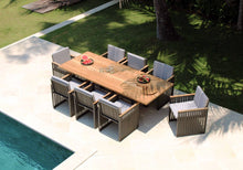 Load image into Gallery viewer, Skyline Design Horizon Eight Seat Rectangular Garden Dining Set with Teak Table
