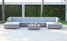 Load image into Gallery viewer, Skyline Design Pacific Rattan Chaise Modular Garden Seat

