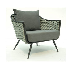 Load image into Gallery viewer, Skyline Design Serpent Rope Weave Garden Lounging Armchair
