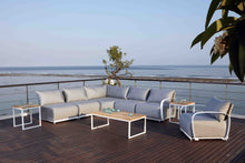 Load image into Gallery viewer, Skyline Design Windsor White Modular Outdoor Sofa Centre Seat Section
