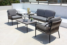 Load image into Gallery viewer, Skyline Design Chatham Silver Walnut Rattan Garden Lounging Armchair
