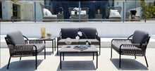 Load image into Gallery viewer, Skyline Design Chatham Silver Walnut Rattan Garden Sofa
