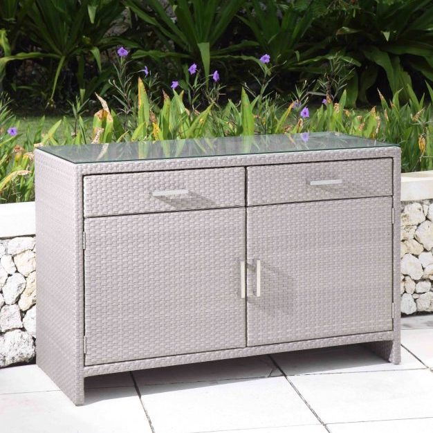 Rattan storage and cushion storage  