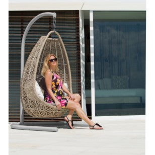 Luxury Hanging Rattan Swing Egg Chairs| Posh Garden Furniture Centre