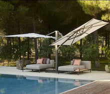 Load image into Gallery viewer, Jardinico Carectere JCP-601 Duel Arm Centre Pole Commercial parasol with Base
