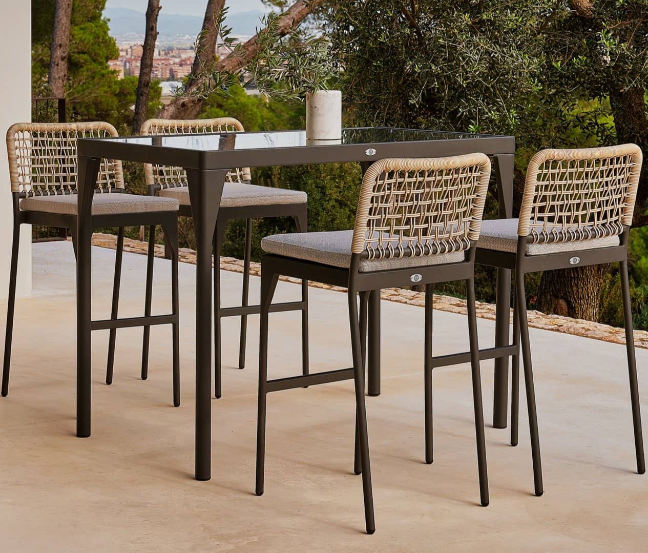 Skyline Design Western Outdoor High Bar Stool Chair