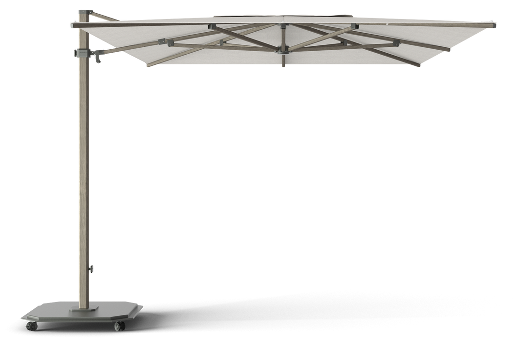Carectere JCP-402 Rectangular 3m x 4.25m Commercial Cantilever Parasol with Wheeled Parasol Base