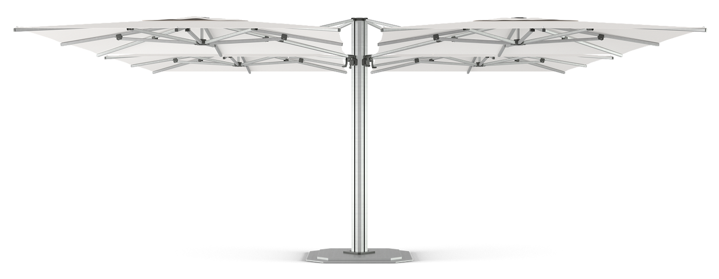 Jardinico Carectere JCP-501 Multi Arm Centre Pole Commercial Giant parasol with Base