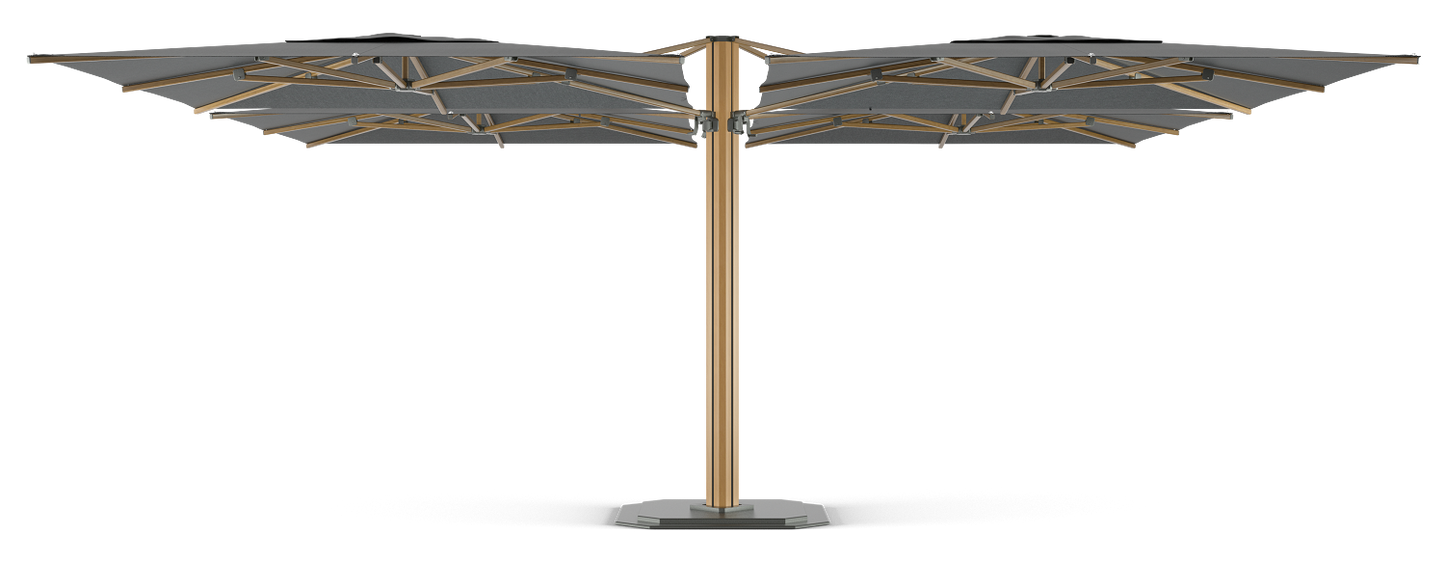 Jardinico Carectere JCP-501 Multi Arm Centre Pole Commercial Giant parasol with Base