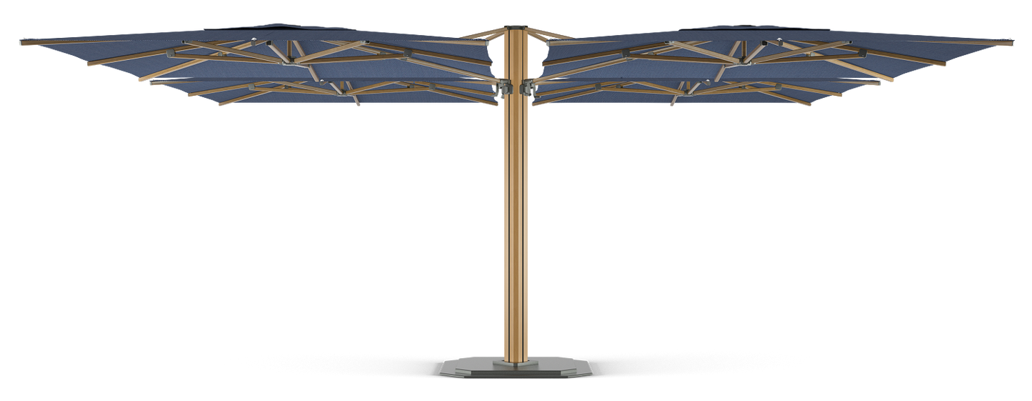 Jardinico Carectere JCP-501 Multi Arm Centre Pole Commercial Giant parasol with Base