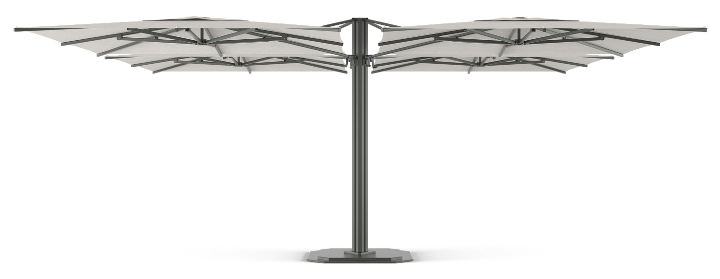 Jardinico Carectere JCP-501 Multi Arm Centre Pole Commercial Giant parasol with Base