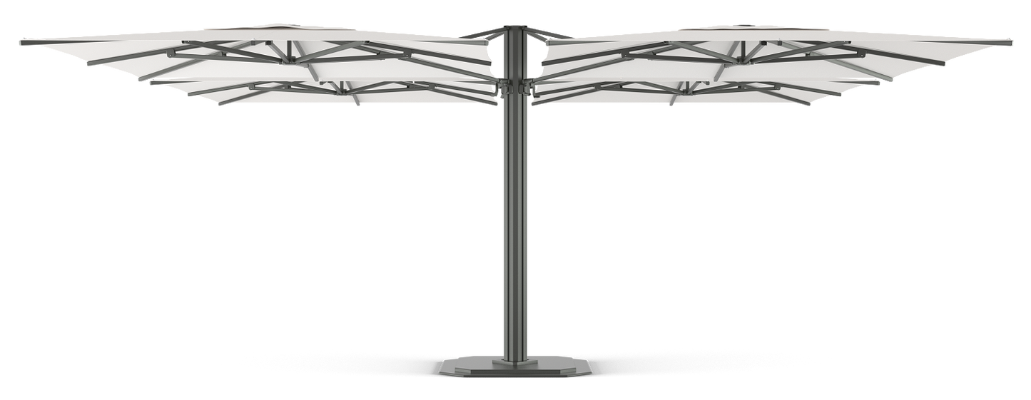 Jardinico Carectere JCP-501 Multi Arm Centre Pole Commercial Giant parasol with Base