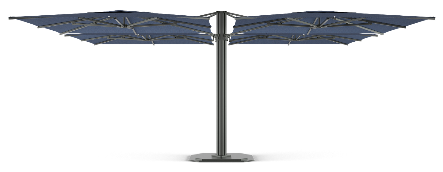 Jardinico Carectere JCP-501 Multi Arm Centre Pole Commercial Giant parasol with Base