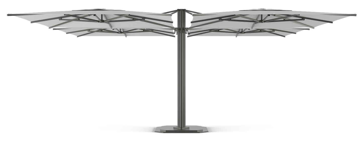 Jardinico Carectere JCP-501 Multi Arm Centre Pole Commercial Giant parasol with Base