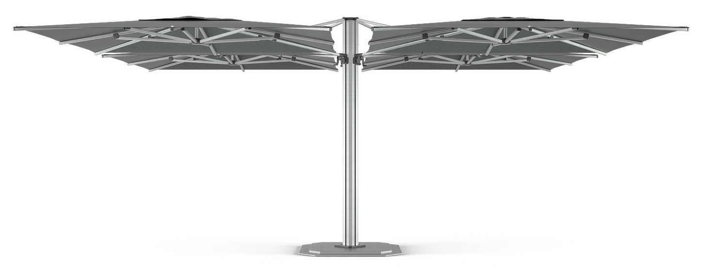 Jardinico Carectere JCP-501 Multi Arm Centre Pole Commercial Giant parasol with Base