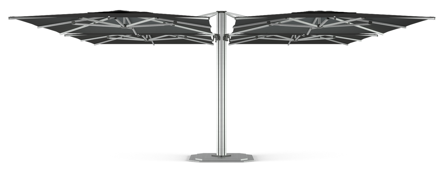 Jardinico Carectere JCP-501 Multi Arm Centre Pole Commercial Giant parasol with Base