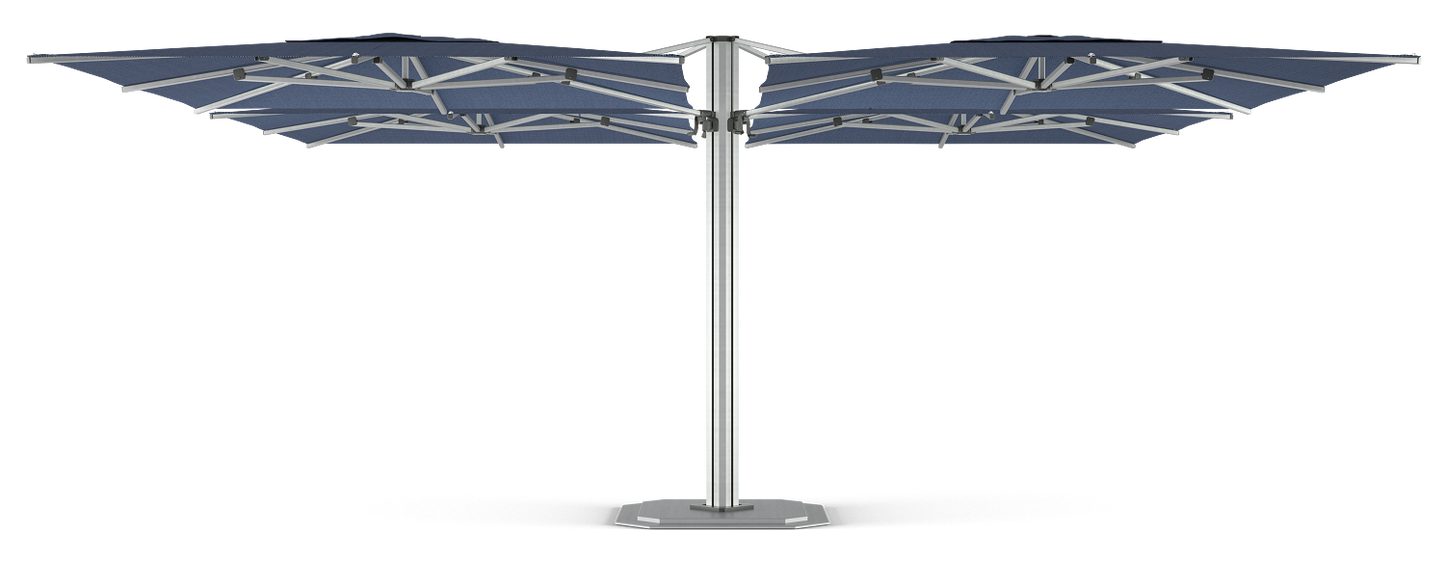 Jardinico Carectere JCP-501 Multi Arm Centre Pole Commercial Giant parasol with Base