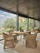 Load image into Gallery viewer, Skyline Design Natural Finish Calyxto Rattan Outdoor Dining Chair
