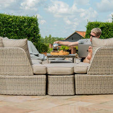 Load image into Gallery viewer, Cotswold Natural Rattan Garden Daybed Sofa Set
