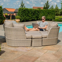 Load image into Gallery viewer, Cotswold Natural Rattan Garden Daybed Sofa Set
