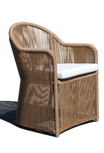 Load image into Gallery viewer, Skyline Design Calyxto Rattan Outdoor DIning Chair | Natural Rattan Weave Full length diesign | Commercial and rsidential Warranty | Posh Garden Furniture Centre 
