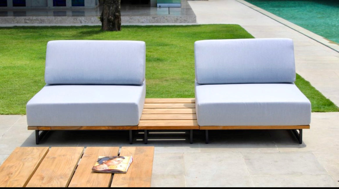 Skyline Design Ona Modular Large Outdoor Corner Sofa Set with Chaise