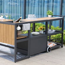 Load image into Gallery viewer, Outdoor Kitchen Modular Garden Bar Unit - Grey
