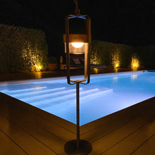 Load image into Gallery viewer, Satellite Outdoor Modern Charcoal Solar Light With Stand Large
