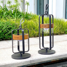 Load image into Gallery viewer, Satellite Outdoor Modern Charcoal Solar Light With Stand Large
