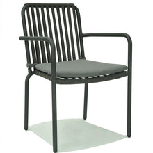 Load image into Gallery viewer, Skyline Design Trinity Rope Weave Carbon Outdoor Dining Chair

