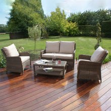 Load image into Gallery viewer, Winchester Heritage Square Four Seat Rattan Garden Sofa Set
