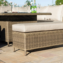 Load image into Gallery viewer, Winchester Rattan Royal U Shaped Sofa Set with LPG Gas Fire Pit Table
