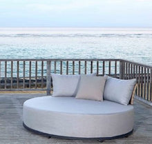 Load image into Gallery viewer, Skyline Design Windsor Carbon Round Garden Daybed with Back Support
