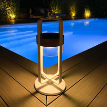 Load image into Gallery viewer, Satellite Outdoor Modern White Solar Light With Stand Large
