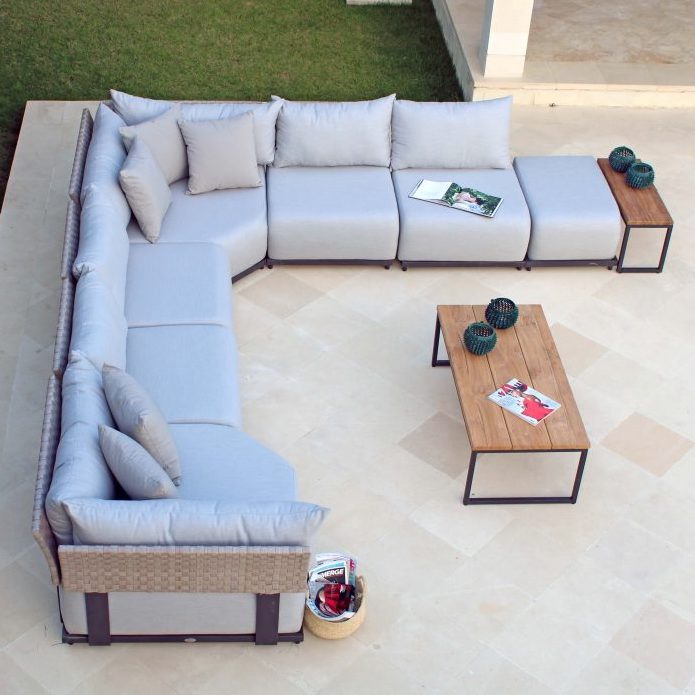 Skyline Design Windsor Carbon Modular Outdoor Corner Sofa Set