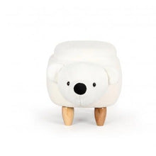Load image into Gallery viewer, Novelty Polar Bear Animal Ottoman Footstool with Storage
