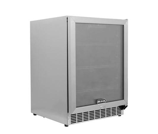 BULL Premium Outdoor Kitchen Glass Fridge 145L